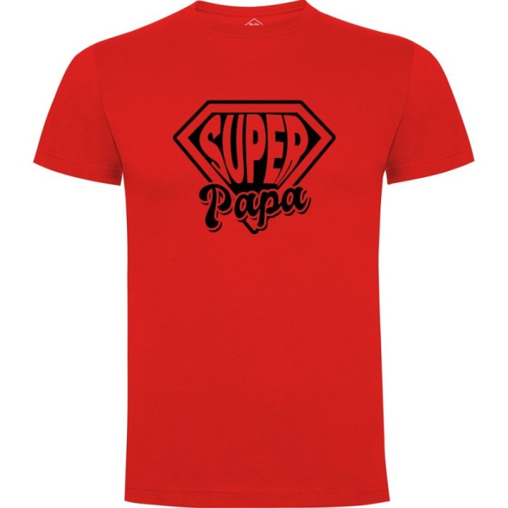 Tip Top Tshirt - T-shirt Homme Super Papa - Made in France