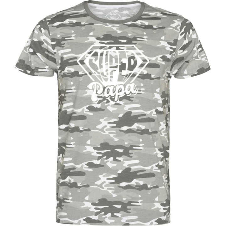 Tip Top Tshirt - T-shirt Homme Super Papa - Made in France