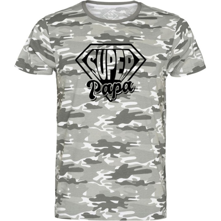 Tip Top Tshirt - T-shirt Homme Super Papa - Made in France