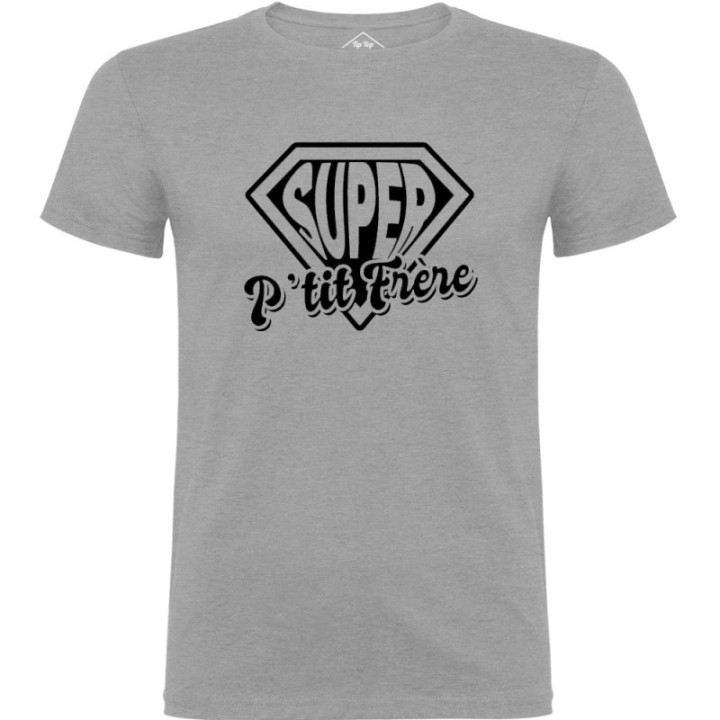 Tip Top Tshirt - T-shirt Homme Super P'tit Frère - Made in France