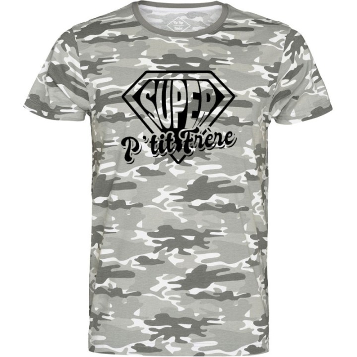 Tip Top Tshirt - T-shirt Homme Super P'tit Frère - Made in France