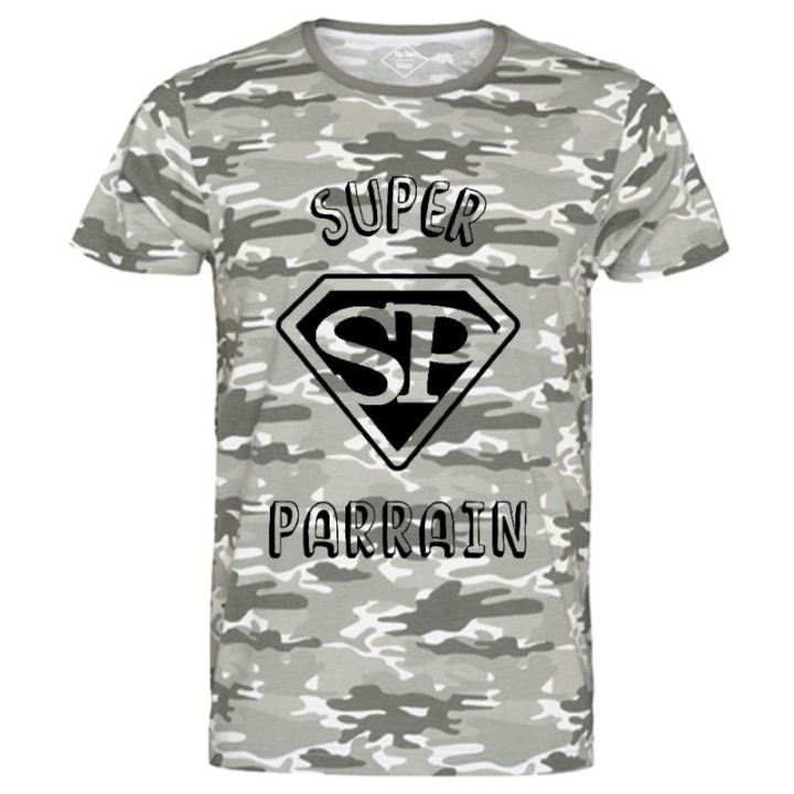 Tip Top Tshirt - T-shirt Homme Super Parrain - Made in France