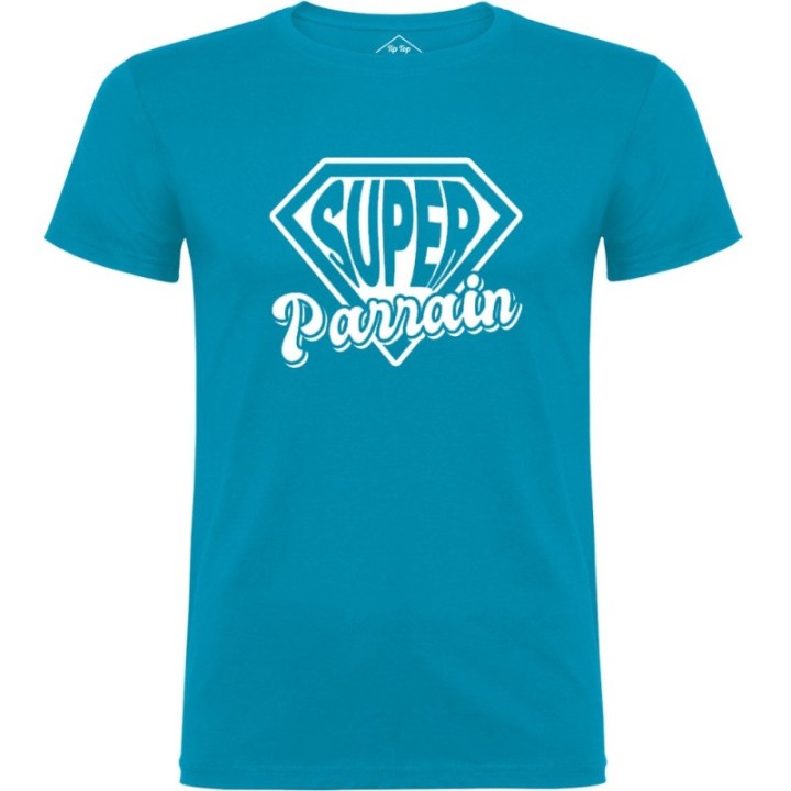 Tip Top Tshirt - T-shirt Homme Super Parrain - Made in France