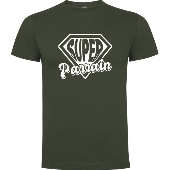 Tip Top Tshirt - T-shirt Homme Super Parrain - Made in France