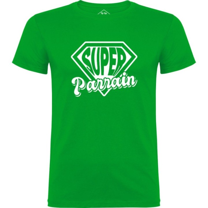Tip Top Tshirt - T-shirt Homme Super Parrain - Made in France
