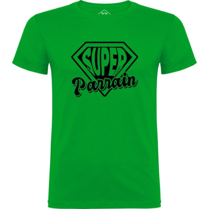 Tip Top Tshirt - T-shirt Homme Super Parrain - Made in France