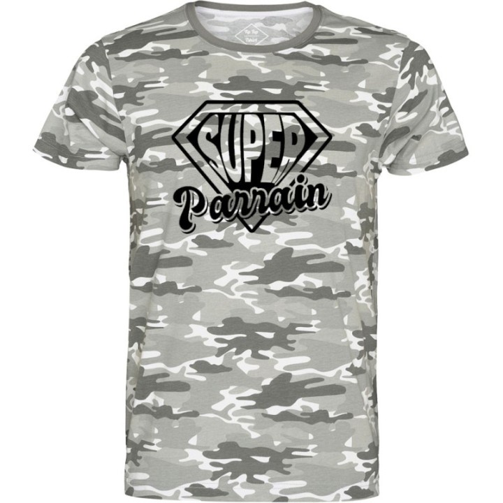 Tip Top Tshirt - T-shirt Homme Super Parrain - Made in France