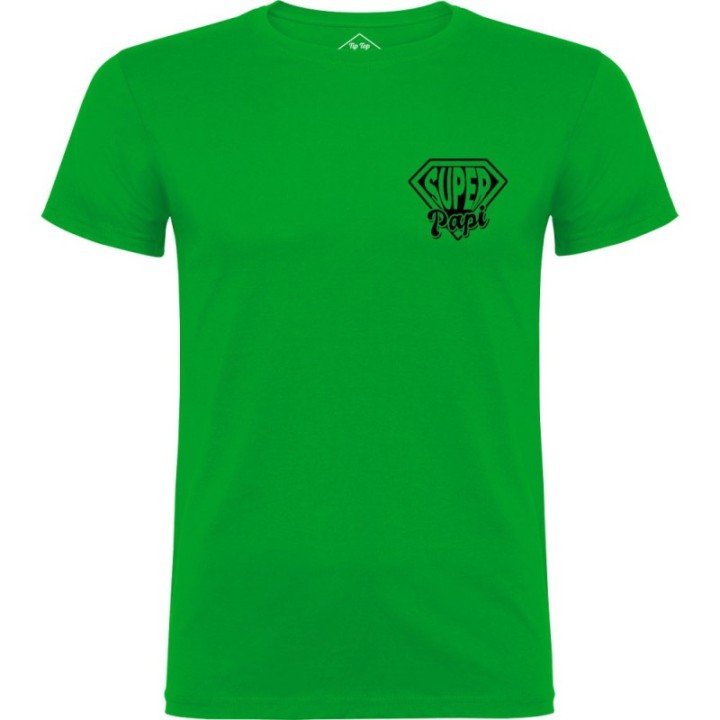 Tip Top Tshirt - T-shirt Homme Super Papi - Made in France