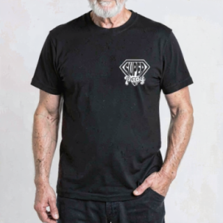 Tip Top Tshirt - T-shirt Homme Super Papy - Made in France