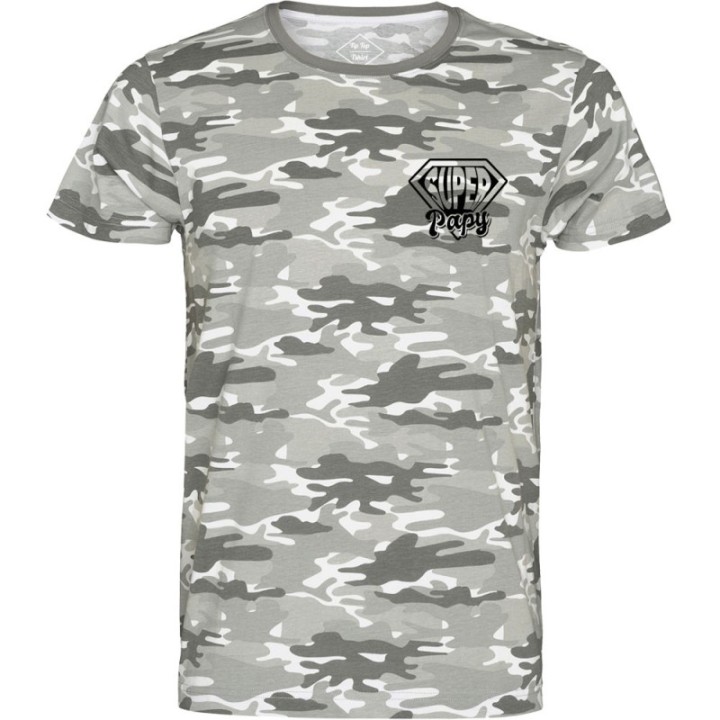 Tip Top Tshirt - T-shirt Homme Super Papy - Made in France