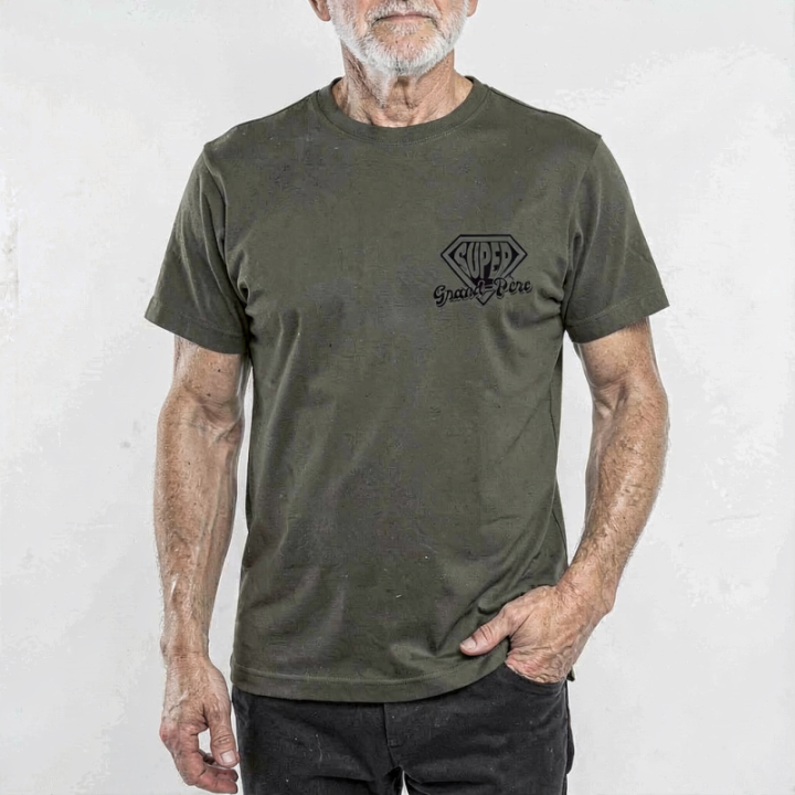 Tip Top Tshirt - T-shirt Homme Super grand-père - Made in France