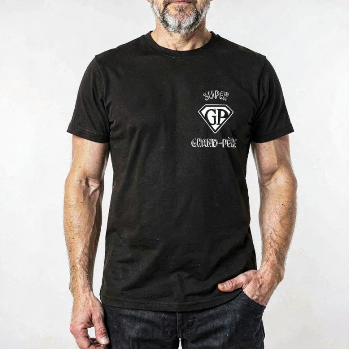Tip Top Tshirt - T-shirt Homme Super grand-père - Made in France