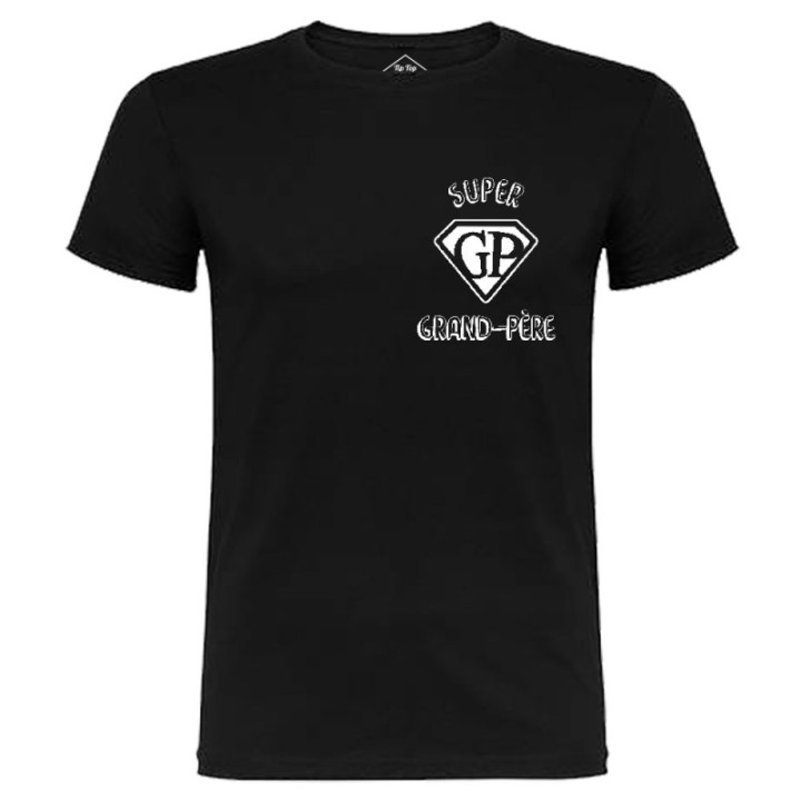 Tip Top Tshirt - T-shirt Homme Super grand-père - Made in France