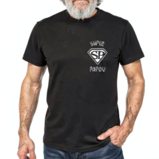 Tip Top Tshirt - T-shirt Homme Super Papou - Made in France