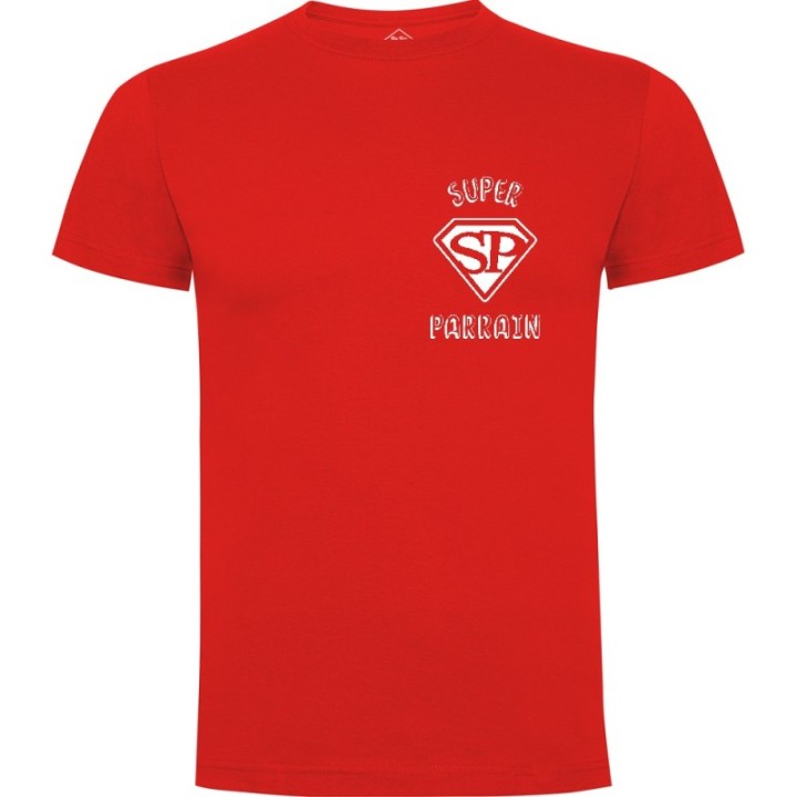 Tip Top Tshirt - T-shirt Homme Super Parrain - Made in France