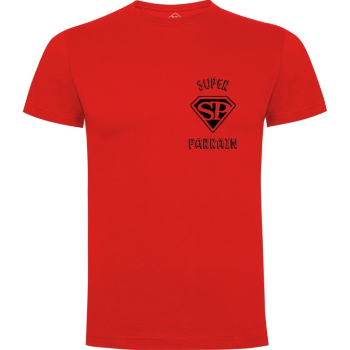 Tip Top Tshirt - T-shirt Homme Super Parrain - Made in France