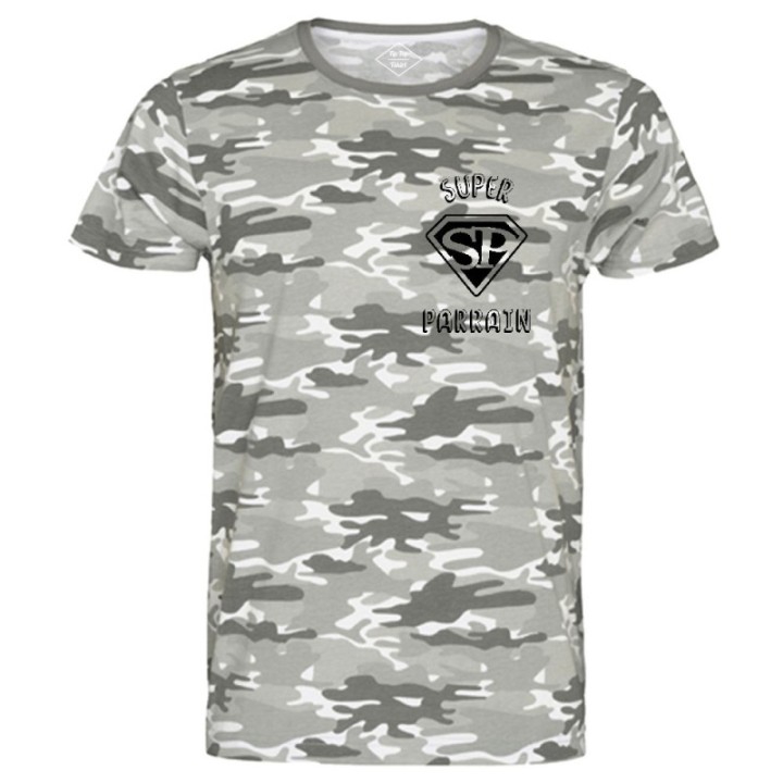 Tip Top Tshirt - T-shirt Homme Super Parrain - Made in France