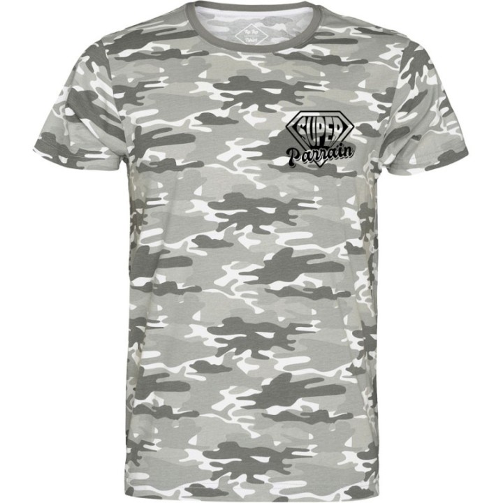 Tip Top Tshirt - T-shirt Homme Super Parrain - Made in France