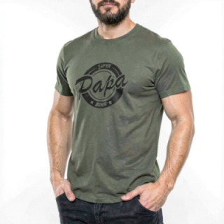 Tip Top Tshirt - T-shirt Homme Super Papa Biker - Made in France