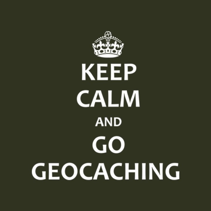 Tip Top Tshirt - T-shirt Homme Keep calm and go geocaching - Made in France