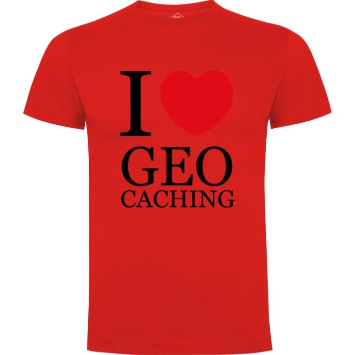Tip Top Tshirt - T-shirt Homme I love Geocaching - Made in France