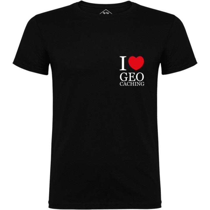 Tip Top Tshirt - T-shirt Homme I love Geocaching - Made in France