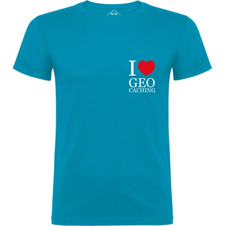 Tip Top Tshirt - T-shirt Homme I love Geocaching - Made in France