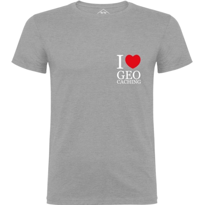 Tip Top Tshirt - T-shirt Homme I love Geocaching - Made in France