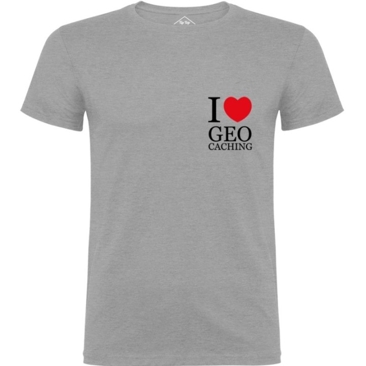 Tip Top Tshirt - T-shirt Homme I love Geocaching - Made in France