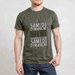 Tip Top Tshirt - T-shirt Homme Jours de merde - Made in France