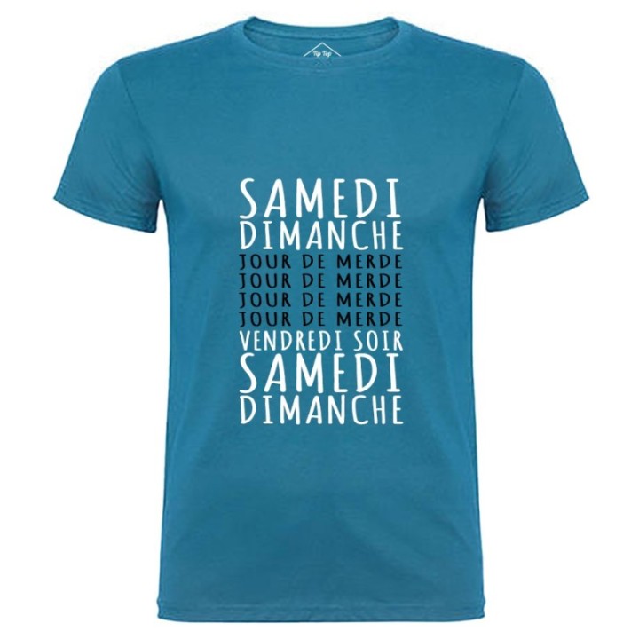 Tip Top Tshirt - T-shirt Homme Jours de merde - Made in France
