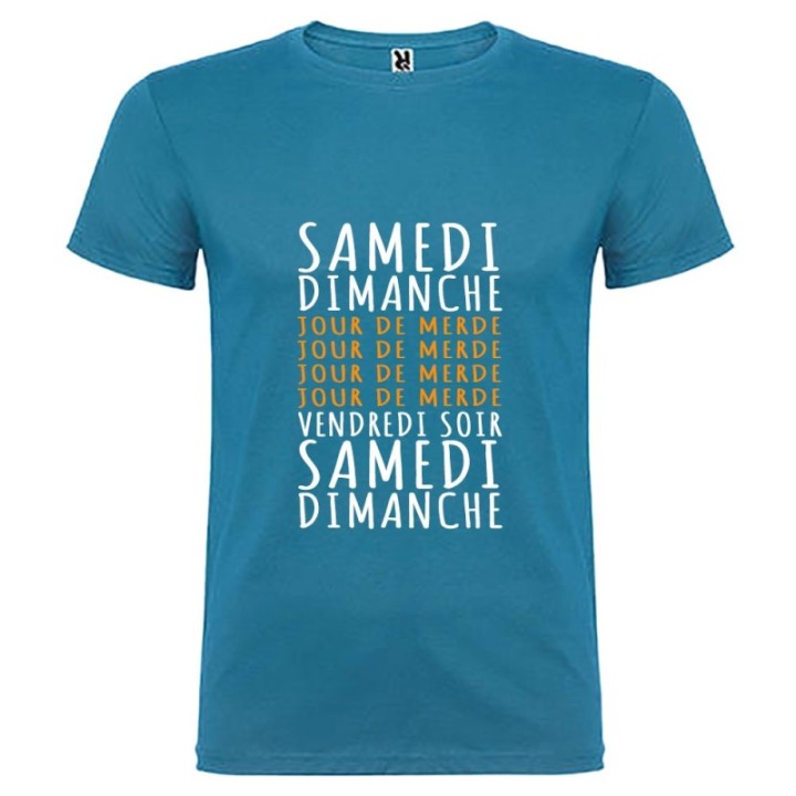 Tip Top Tshirt - T-shirt Homme Jours de merde - Made in France