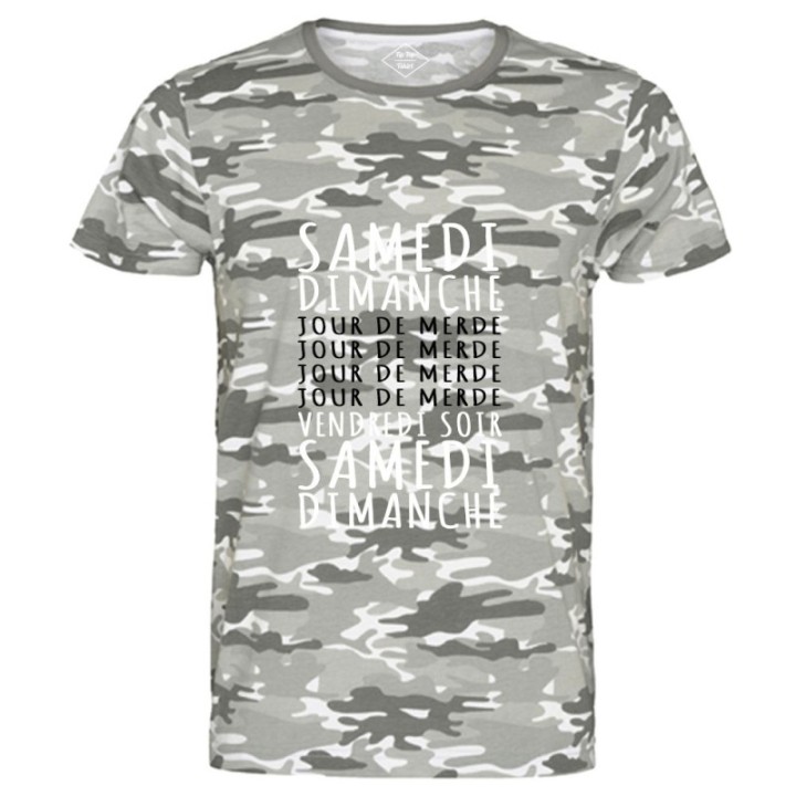 Tip Top Tshirt - T-shirt Homme Jours de merde - Made in France
