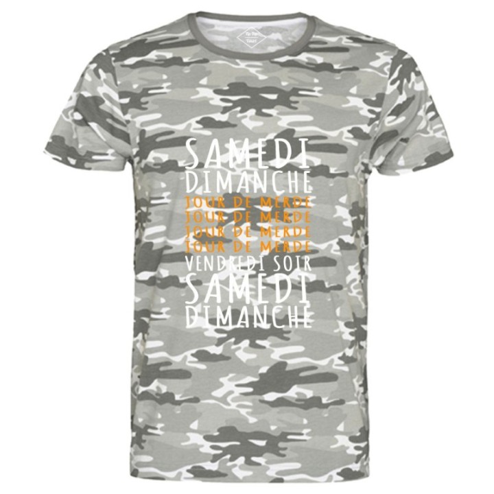 Tip Top Tshirt - T-shirt Homme Jours de merde - Made in France