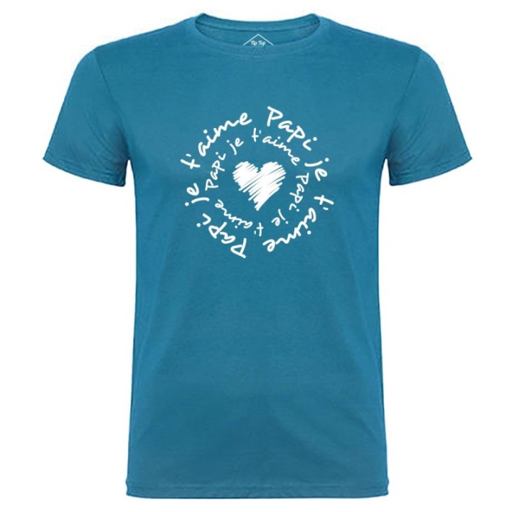 Tip Top Tshirt - T-shirt Homme Papi je t'aime - Made in France