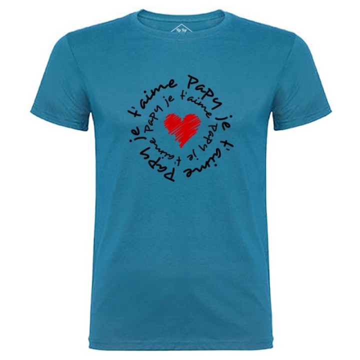 Tip Top Tshirt - T-shirt Homme Papy je t'aime - Made in France