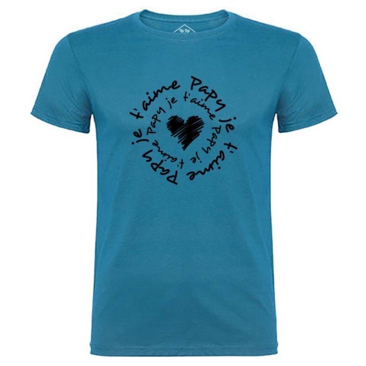 Tip Top Tshirt - T-shirt Homme Papy je t'aime - Made in France