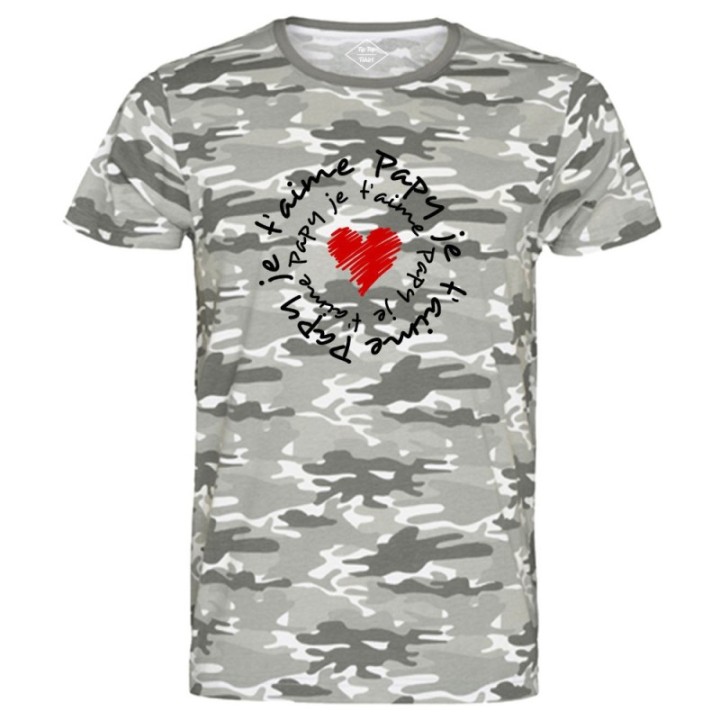 Tip Top Tshirt - T-shirt Homme Papy je t'aime - Made in France