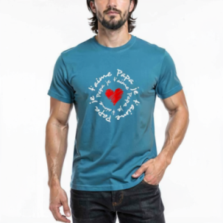 Tip Top Tshirt - T-shirt Homme Papa je t'aime - Made in France