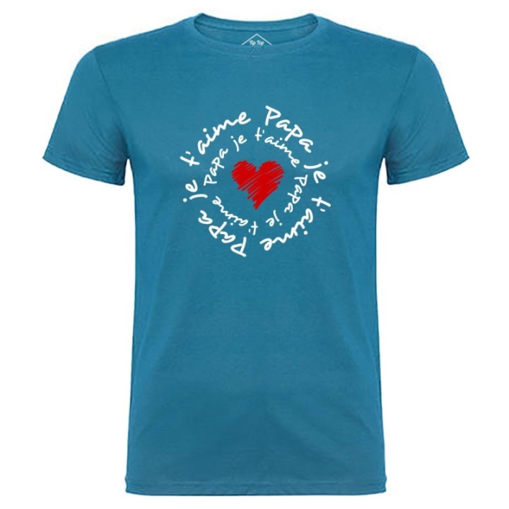 Tip Top Tshirt - T-shirt Homme Papa je t'aime - Made in France