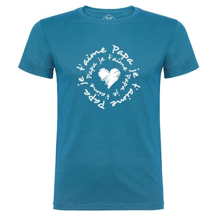 Tip Top Tshirt - T-shirt Homme Papa je t'aime - Made in France