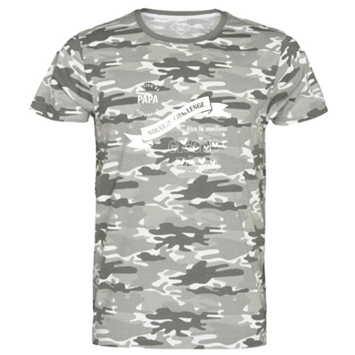 Tip Top Tshirt - T-shirt Homme Nouveau challenge : Meilleur grand-père - Made in France