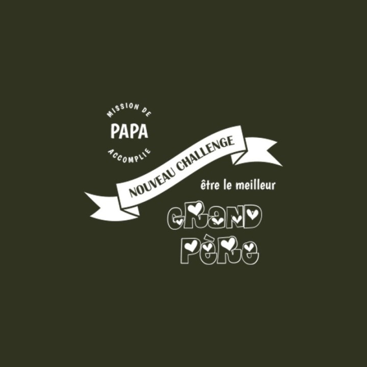 Tip Top Tshirt - T-shirt Homme Nouveau challenge : Meilleur grand-père - Made in France