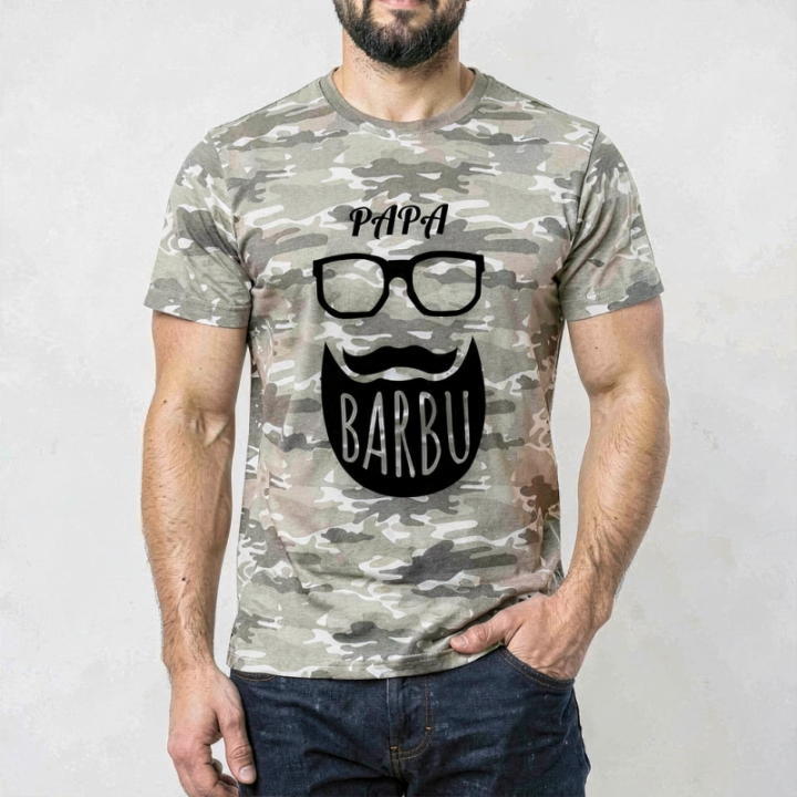Tip Top Tshirt - T-shirt Homme Papa barbu - Made in France