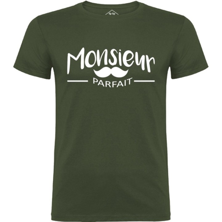 Tip Top Tshirt - T-shirt Homme Monsieur parfait - Made in France