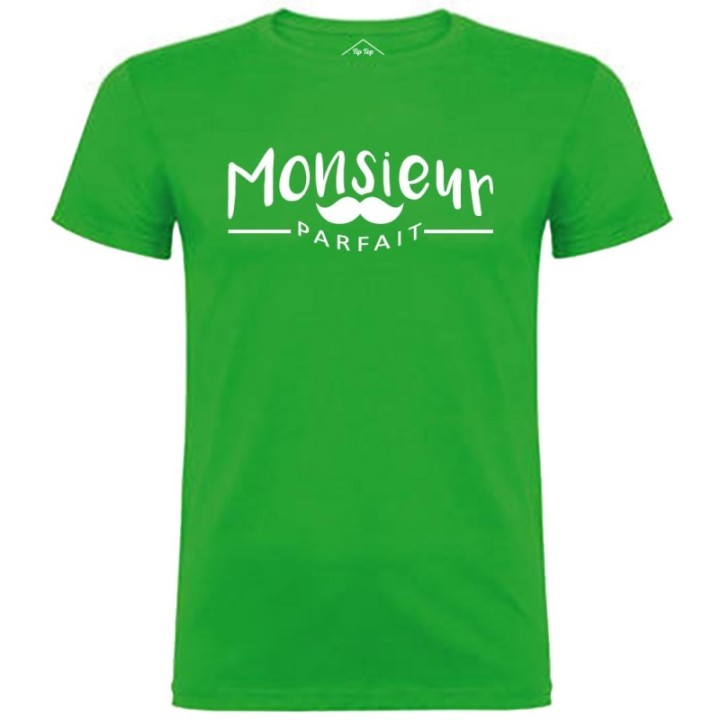 Tip Top Tshirt - T-shirt Homme Monsieur parfait - Made in France