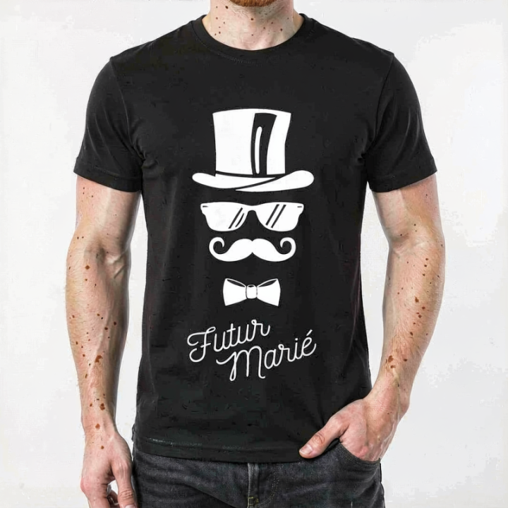 Tip Top Tshirt - T-shirt Homme Futur marié - Made in France