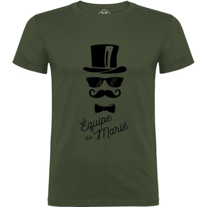 Tip Top Tshirt - T-shirt Homme Equipe du marié - Made in France
