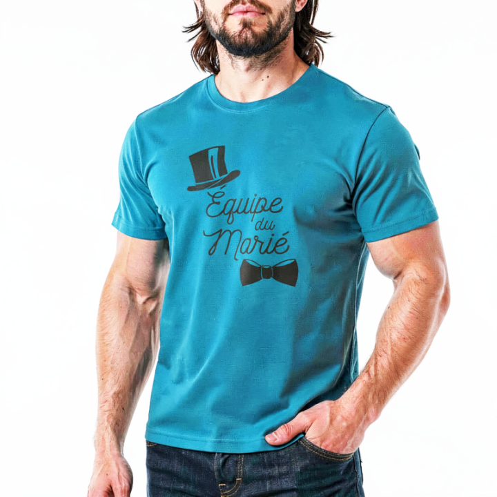 Tip Top Tshirt - T-shirt Homme Equipe du marié - Made in France