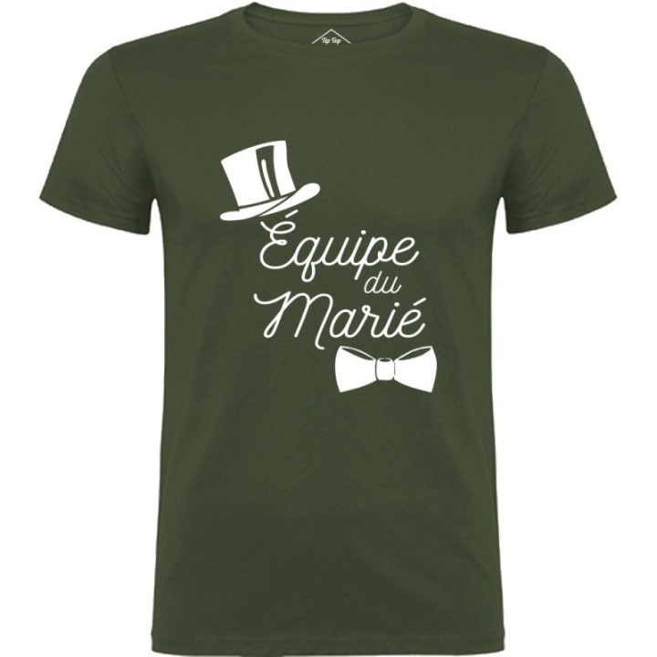 Tip Top Tshirt - T-shirt Homme Equipe du marié - Made in France
